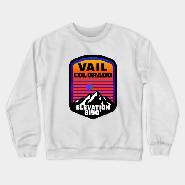 Ski Vail Colorado Skiing Crewneck Sweatshirt by DD2019